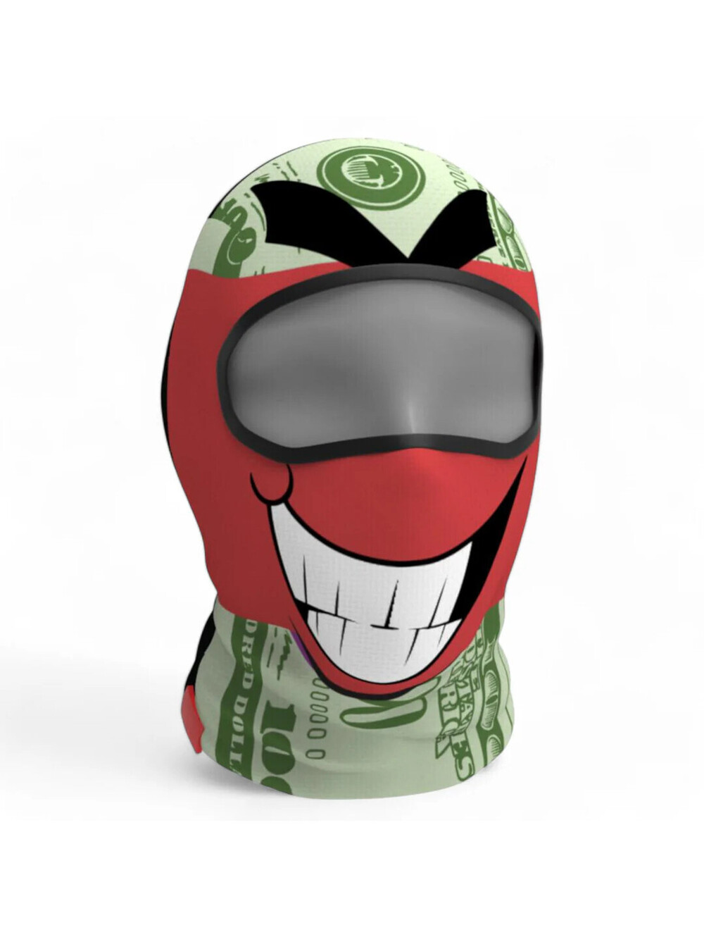 Sprayground Unisex Big Money Boy Face Red Ski Mask